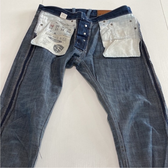 3Sixteen Straight leg Button fly designer jeans - Picture 10 of 15